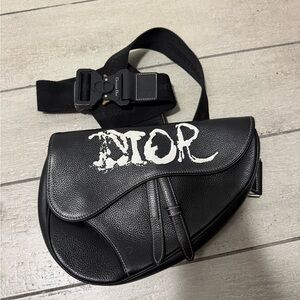 MENS DIOR x PETER DOIG SADDLE BAG